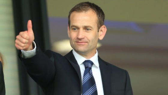 Dan Ashworth gives the thumbs up 
