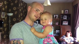 Daniel Ravey sprang into action when his daughter Lillie started choking on a biscuit
