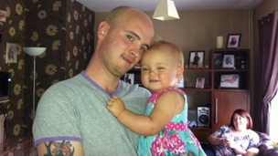 Daniel Ravey sprang into action when his daughter Lillie started choking on a biscuit