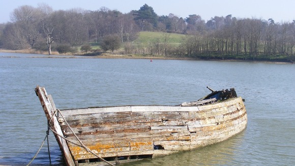 River Deben near Woodbridge in Suffolk