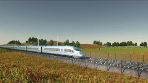 High Speed 2 trains will travel through rural England