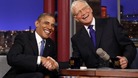 President Barack Obama's appearance on appearance on the "Late Show with David Letterman"