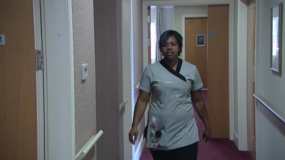 Nikala Ottley now has a job as a care worker in an old people's home.