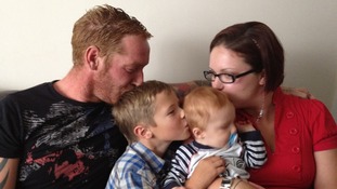 Katherine and Brett Hart from Ockbrook in Derbyshire