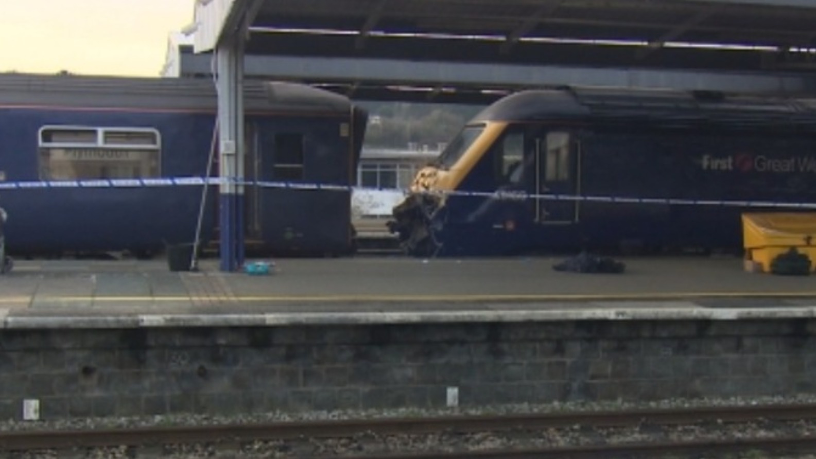Investigations take place into cause of Plymouth train crash West
