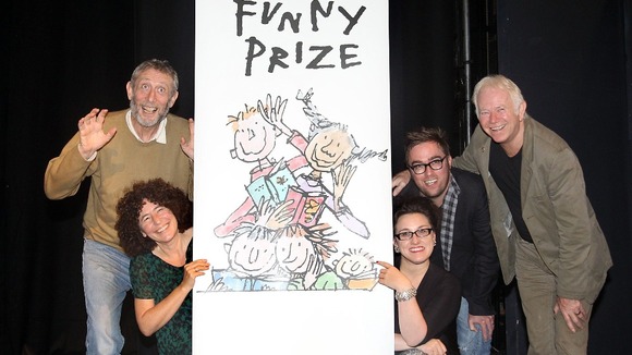 Pictured in London in 2011, Roald Dahl Funny Prize Judges.
