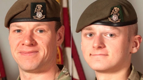 Sgt Thursby and Pvt Wroe