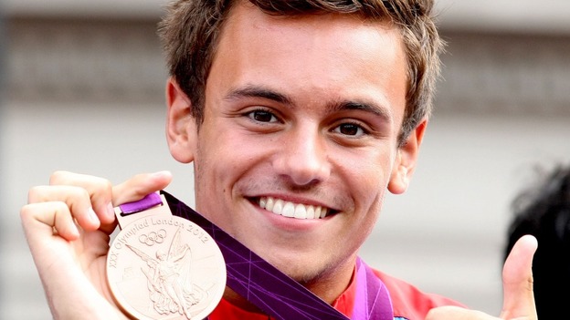 Olympic diver Tom Daley.
