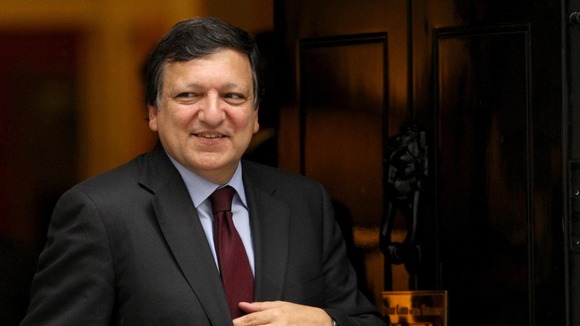 President of the European Commission Jose Manuel Barroso leaves No.10 Downing Street after talks with Prime Minister David Cameron last year