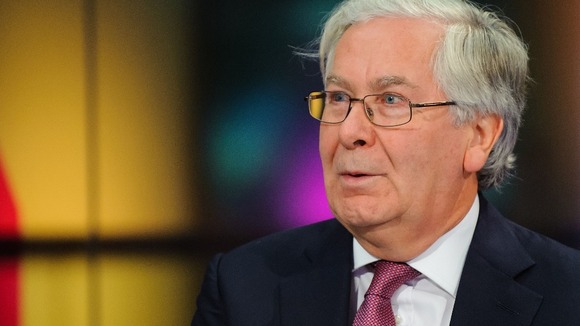 Sir Mervyn King speaking tonight