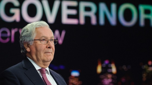 Sir Mervyn King speaking tonight
