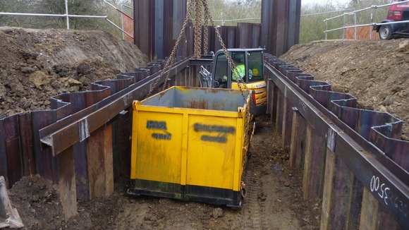 During construction