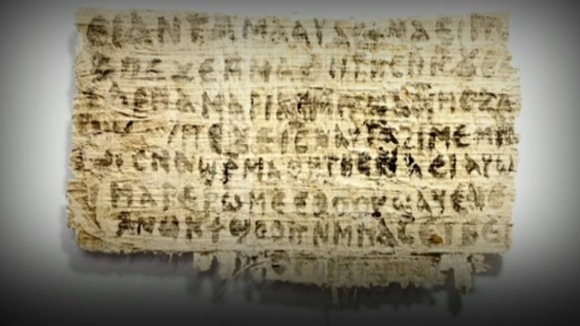 The tiny fragment of papyrus around which the controversy revolves