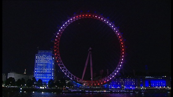 The London Eye.