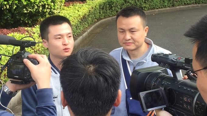 Sun Wenlin and Hu Mingliang