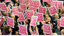 NHS workers rally