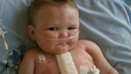 Jack Morris in hospital following his operation