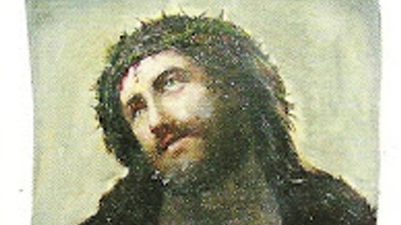 Ecce Homo - Behold the Man Fresco jesus Christ