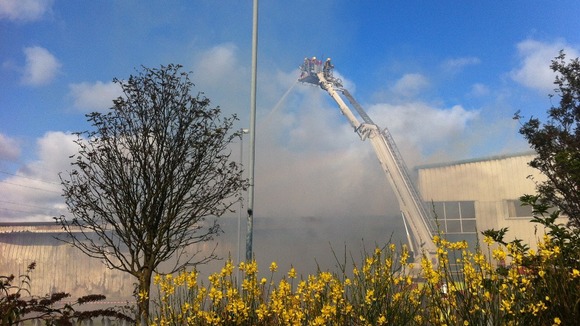 Warehouse fire