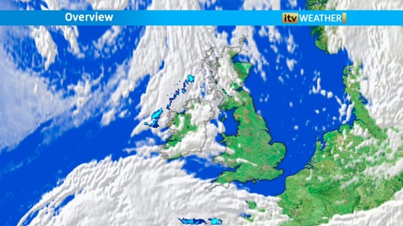 Offshoot from the remains of Tropical Storm Nadine heading towards us from the SW