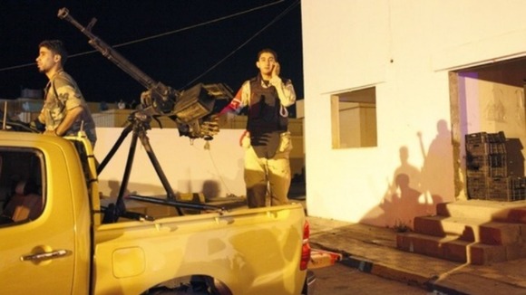 Soldiers have assumed control of the armed base stripped from the militia group.