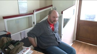 Gareth in wheelchair