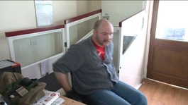 Gareth in wheelchair