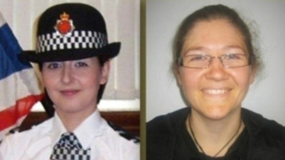 PCs Nicola Hughes and Fiona Bone.