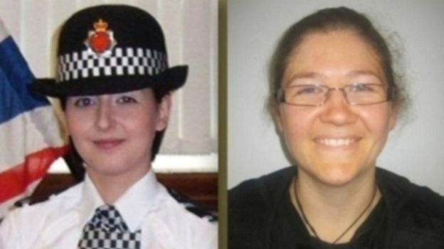 PCs Nicola Hughes and Fiona Bone.