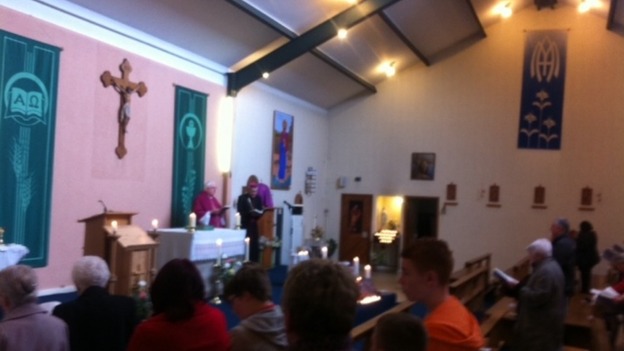 Service for dead policewomen in Hattersley.