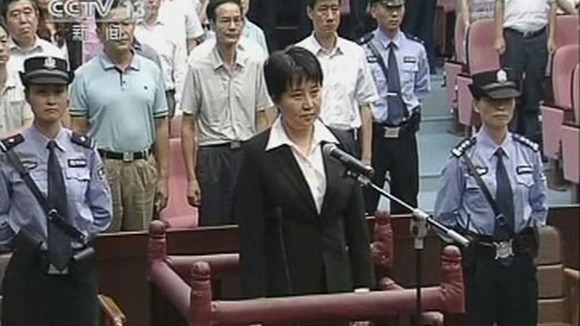 Gu Kailai, wife of ousted Chinese Communist Party Politburo member Bo Xilai
