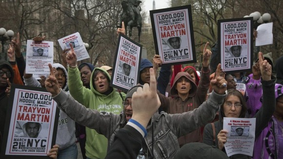 Protesters in New York City