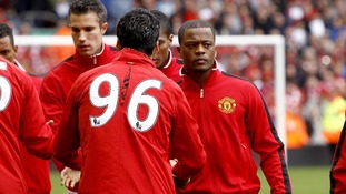 Evra and Suarez