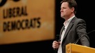 Nick Clegg at party's conference in Brighton