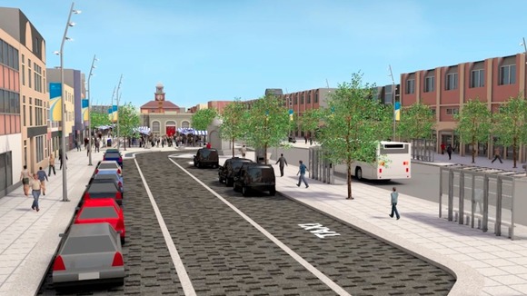 Artist's impression of plans