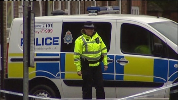 Police at scene of crash
