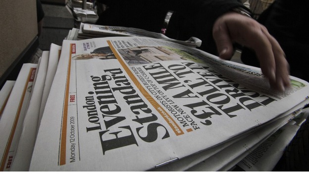 Evening Standard being given away