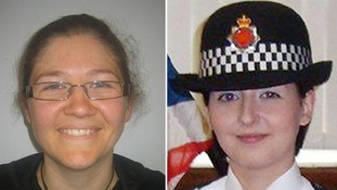 Pc Fiona Bone, 32, and Pc Nicola Hughes (right), 26