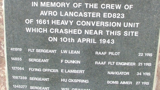 Halam RAF memorial