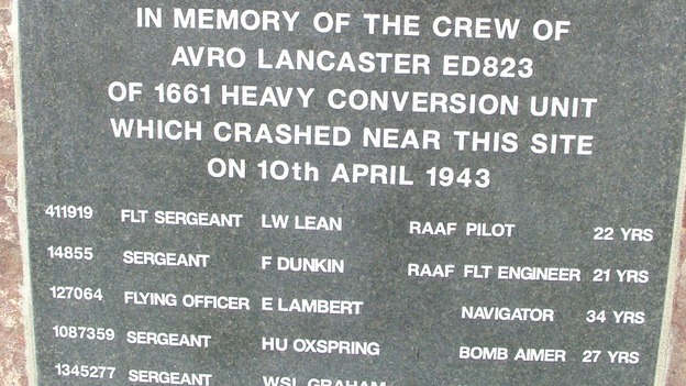 Halam RAF memorial