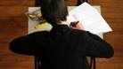 Student sitting exam