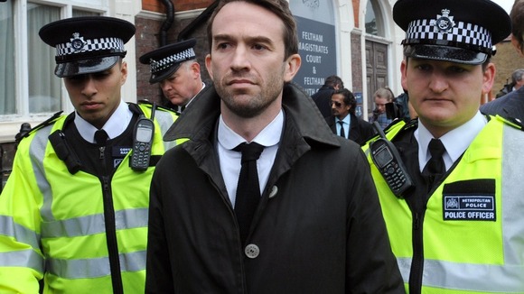 Trenton Oldfield outside court
