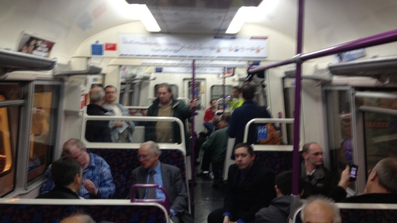 50-year-old Metropolitan Line train.
