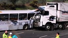 Lorry and Coach crash on the M5 