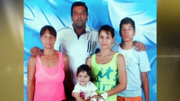 Ionela and her family.