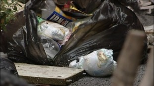 Dumped rubbish
