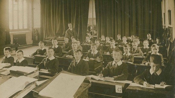 Inside a classroom