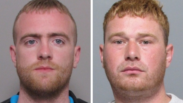 Joshua O'Gorman (left) and Daniel Mansell