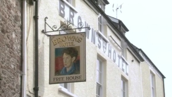 Browns Hotel in Laugharne