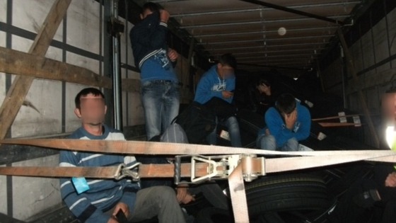 Stowaways in lorry